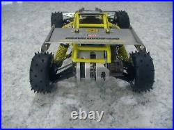 Vintage Kyosho Javelin/Optima 4WD / Alloy bumper / rare yellow cage