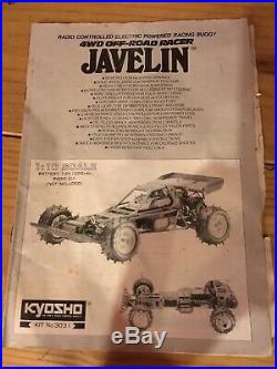 Vintage Kyosho Javelin Rc 1/10 Buggy Never Driven