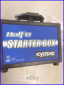 Vintage Kyosho Mini Inferno 09 ST Starter Box Perfex Radio Sirio Engine Parts +