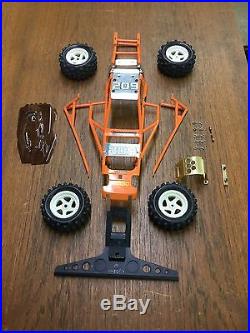 Vintage Kyosho Orange Javelin Cage, With Wheels And Extras