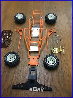 Vintage Kyosho Orange Javelin Cage, With Wheels And Extras
