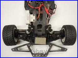 Vintage Kyosho Porsche 911 Turbo Flatnose Electric RC Car For Parts Or Repair