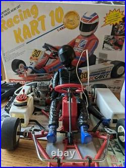 Vintage Kyosho Racing Kart 10 with O. S. Max. 10 Engine Powered Rare