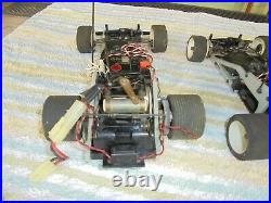 Vintage Kyosho Super Alta Porsche 956 Cars (2) As Is For Parts Or Repairs
