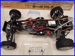Vintage Kyosho Turbo Ultima, Rare with Original Body, Wing, Box, Manual & Decals
