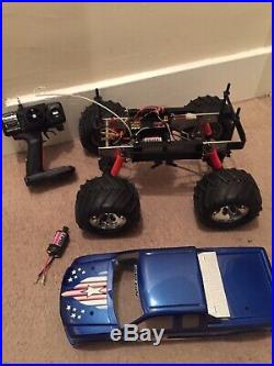Vintage Kyosho Twin Force 4wd Rc Truck Has Two Motors