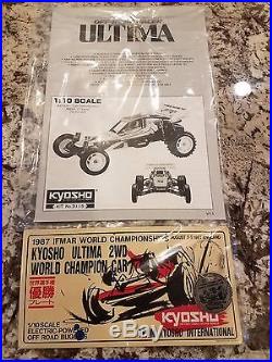 Vintage Kyosho Ultima RC Buggy New in Box! See Pics, Complete, With Inserts