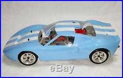 Vintage Kyosho race RC remote control car Ford GT as a parts car