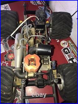 Vintage Kyosko Mad Force Nitro Monster RC Truck Free Shipping