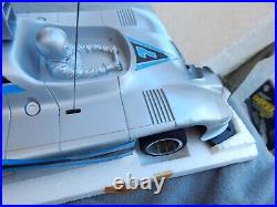 Vintage LaTrax 1/12 Silver/Blue Porsche RC Car In Box Parts Estate Find