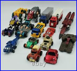 Vintage Lot 15 Transformers G1 + G2 1980s Toy Figures For Parts incomplete Used