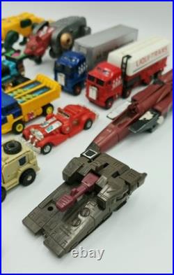 Vintage Lot 15 Transformers G1 + G2 1980s Toy Figures For Parts incomplete Used