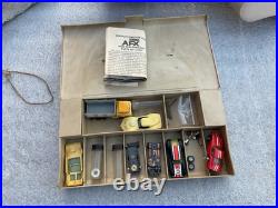 Vintage Lot 1960s AURORA MODEL MOTORING Cars, Track, Case Repair and Parts Vintage Lot 1960s AURORA MODEL MOTORING Cars, Track, Case Repair and Parts