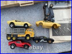 Vintage Lot 1960s AURORA MODEL MOTORING Cars, Track, Case Repair and Parts Vintage Lot 1960s AURORA MODEL MOTORING Cars, Track, Case Repair and Parts