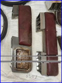 Vintage Lot Of 14 Car Part Replacements. Rear arm rests with ash tray Handles