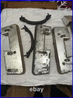 Vintage Lot Of 14 Car Part Replacements. Rear arm rests with ash tray Handles
