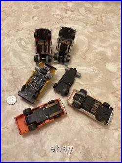 Vintage Lot Of 6 Ideal Shot Cars Parts