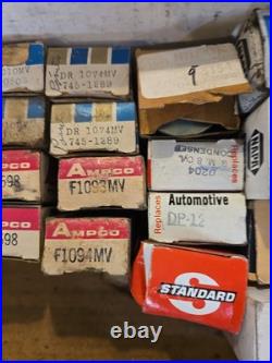 Vintage Lot Of Ignition Repair Parts = 73 Parts Nos Parts As Seen (b)