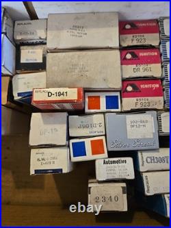 Vintage Lot Of Ignition Repair Parts = 73 Parts Nos Parts As Seen (b)