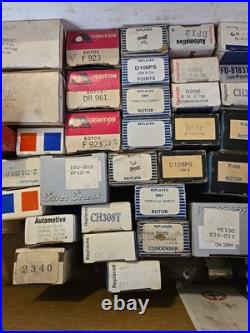 Vintage Lot Of Ignition Repair Parts = 73 Parts Nos Parts As Seen (b)