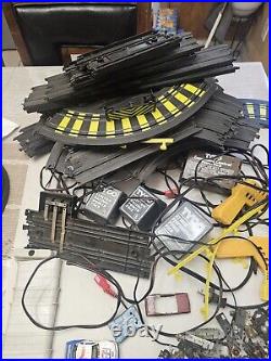 Vintage Lot Of Tyco Slot Car, Track & Accessories Untested Parts Or Repair