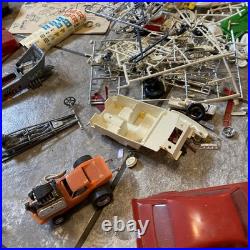 Vintage Lot Plastic Metal Model Car Part Collection Junkyard 124 125 Nascar