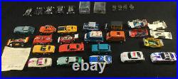 Vintage Lot of AFX Slot Cars Bodies And Parts Tyco Pro Hong Kong G Plus