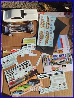 Vintage Lot of Model Car Parts-Pieces Junkyard BRONCO-MALCO GASSER-BOUNTY HUNTER