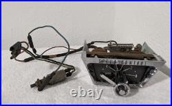 Vintage Luxury Car Chrome Speed Control Display Wiring Unit Part READ