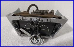Vintage Luxury Car Chrome Speed Control Display Wiring Unit Part READ