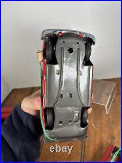 Vintage MARX Battery Operated Fire Chief TIN CAR Lot Of 2 PARTS ONLY Repair