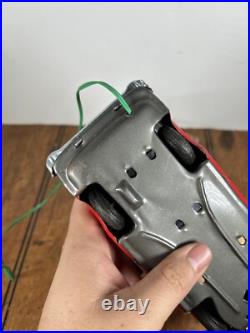 Vintage MARX Battery Operated Fire Chief TIN CAR Lot Of 2 PARTS ONLY Repair