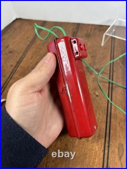 Vintage MARX Battery Operated Fire Chief TIN CAR Lot Of 2 PARTS ONLY Repair