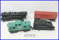 Vintage MODEL TRAIN SET / Parts HUGE LOT Track, Cars, Posts, Crossings Etc