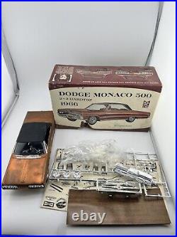 Vintage MPC 1966 DODGE MONACO Model Kit Missing Parts/Partially Together READ