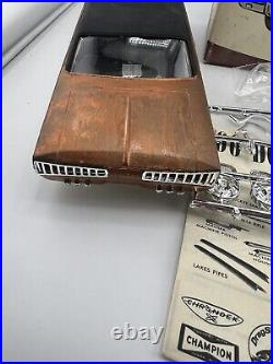 Vintage MPC 1966 DODGE MONACO Model Kit Missing Parts/Partially Together READ