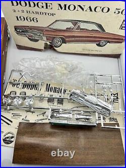 Vintage MPC 1966 DODGE MONACO Model Kit Missing Parts/Partially Together READ