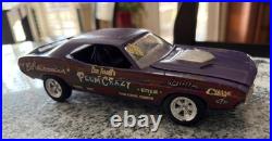 Vintage MPC 1970 DODGE CHALLENGER R/T Dan Tassel's Plum Crazy Built Model Kit