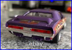 Vintage MPC 1970 DODGE CHALLENGER R/T Dan Tassel's Plum Crazy Built Model Kit