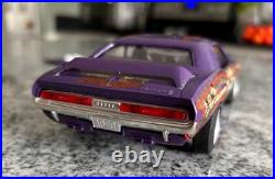Vintage MPC 1970 DODGE CHALLENGER R/T Dan Tassel's Plum Crazy Built Model Kit