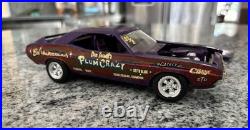 Vintage MPC 1970 DODGE CHALLENGER R/T Dan Tassel's Plum Crazy Built Model Kit
