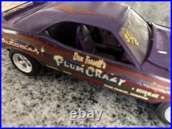 Vintage MPC 1970 DODGE CHALLENGER R/T Dan Tassel's Plum Crazy Built Model Kit