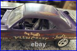 Vintage MPC 1970 DODGE CHALLENGER R/T Dan Tassel's Plum Crazy Built Model Kit