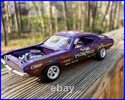 Vintage MPC 1970 DODGE CHALLENGER R/T Dan Tassel's Plum Crazy Built Model Kit