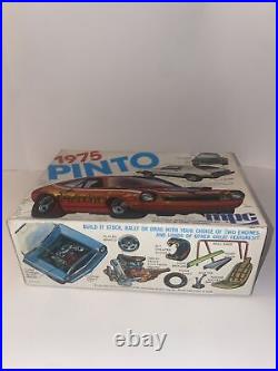 Vintage MPC 1975 Pinto Model Car Kit 1/25-opened Box-sealed Parts -as Pictured