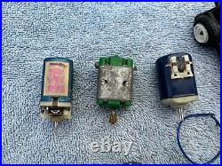 Vintage Mabuchi Slot Car Motor Strombecker Japan Lot Of 15 Untested Parts