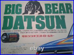 Vintage Marui japan, Datsun big bear truck 1/12 scale r/c kit / sealed