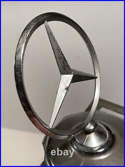 Vintage Mercedes W108 Hood Ornament Star + Base PN 108 888 02 17 W109 W110 W111