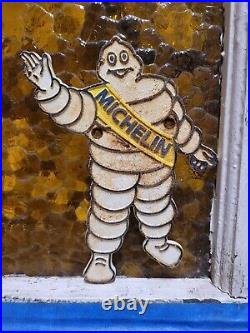 Vintage Michelin Man Sign Old Cast Iron 8 Automotive Vehicle Car Parts Tires