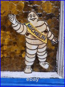 Vintage Michelin Man Sign Old Cast Iron 8 Automotive Vehicle Car Parts Tires